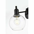 Cling 110 V E26 1 Light Vanity Wall Lamp, Black CL2958345